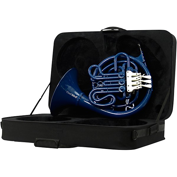 Cool Wind CFH-200 Series Plastic Double French Horn Blue
