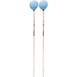 Innovative Percussion Weichen Lin Series Birch Handle Marimba Mallets Bass Sky Blue Yarn