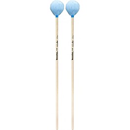 Innovative Percussion Weichen Lin Series Birch Handle Marimba Mallets Soft Sky Blue Yarn