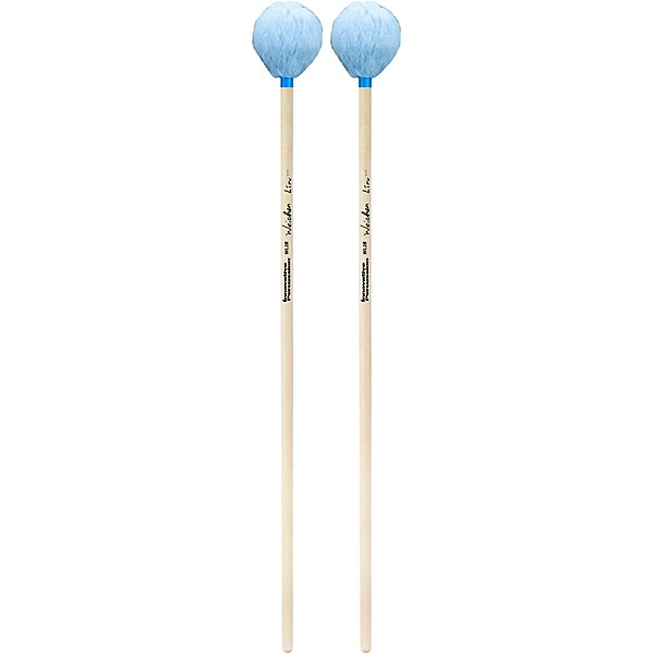 Innovative Percussion Wei-Chen Lin Series Birch Handle Marimba Mallets Soft Sky Blue Yarn