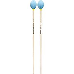 Innovative Percussion Wei-Chen Lin Series Birch Handle Marimba Mallets Hard Sky Blue Yarn