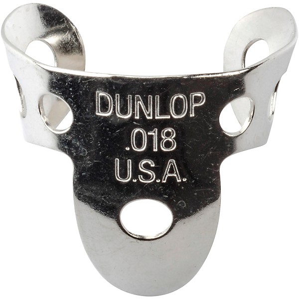 Dunlop DUNLOP 33P .018 FINGER/THUMB PICK SILV (5)