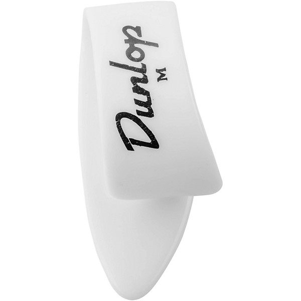 Dunlop DUNLOP 9002P MED THUMB PICK WHT (4)