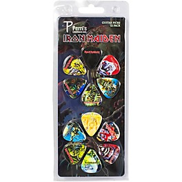 Perri's GUITAR PICKS MED GAUGE IRON MAIDEN ASST 12 Pack