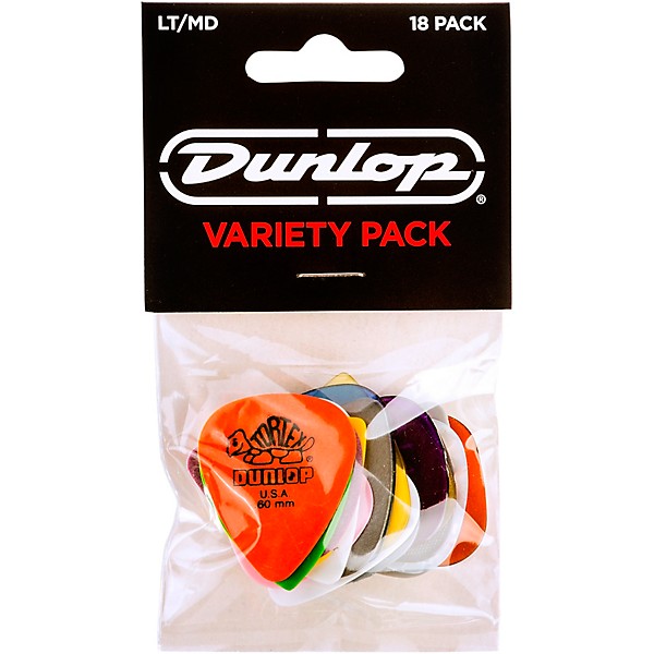 Dunlop Pick Variety Pack 18/PLYPK Light/Medium