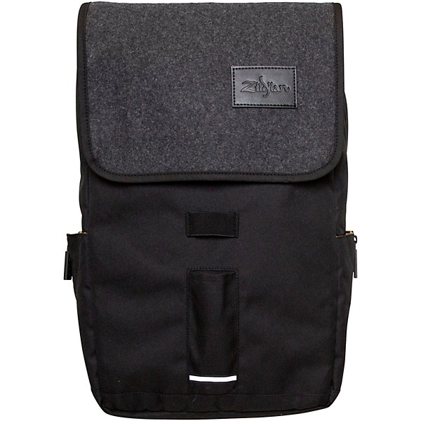 Zildjian Gray Flap Laptop Backpack Gray