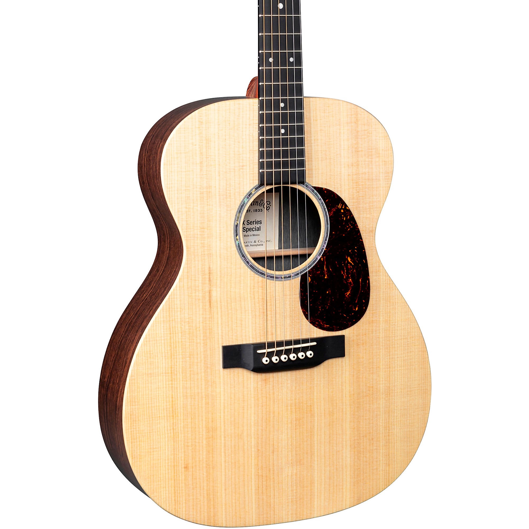 Martin 000-X1AE Style Acoustic-Electric Guitar Natural | Center