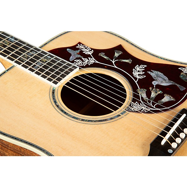 Open Box Gibson Hummingbird Custom Koa Acoustic Guitar Level 2 Antique Natural 197881126261