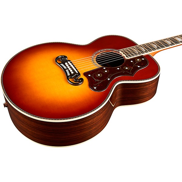 Gibson SJ-200 Deluxe Rosewood Acoustic-Electric Guitar Rosewood Burst
