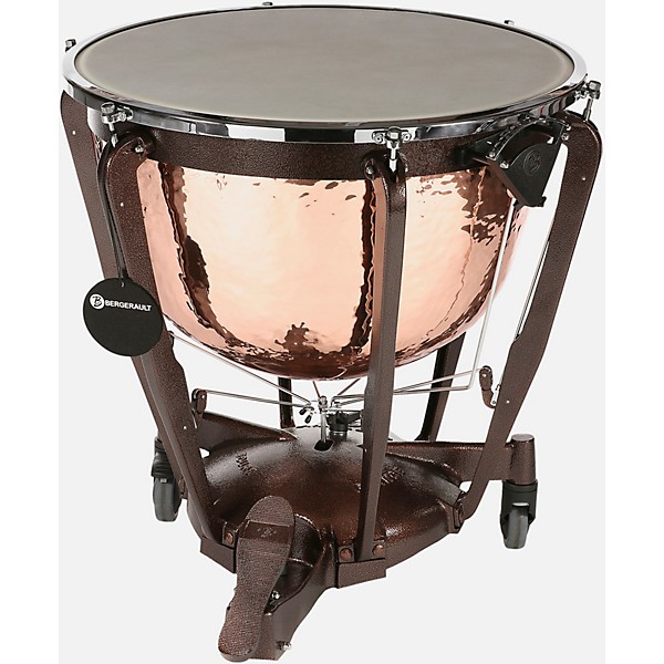 Bergerault Grand Professional Series Hand-Hammered Cambered Copper Bowl Timpani 26 in.