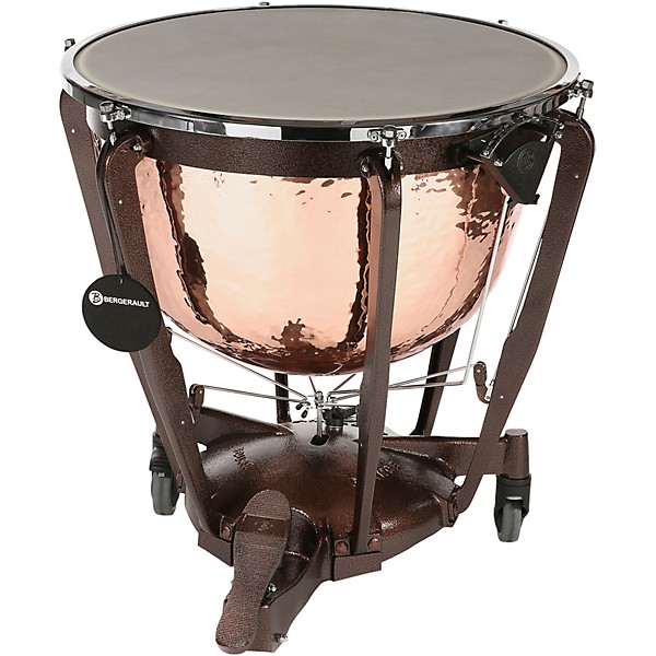 Bergerault Grand Professional Series Hand-Hammered Cambered Copper Bowl Timpani 29 in.