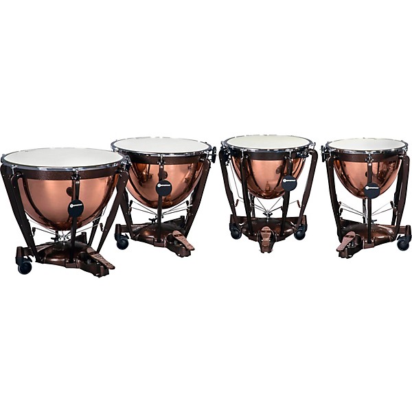 Bergerault Grand Professional Series Timpani Set with Parabolic Smooth Copper Bowls 26, 29 in.