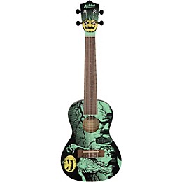 Clearance Mitchell Graveyard Glow-In-The-Dark Concert Ukulele