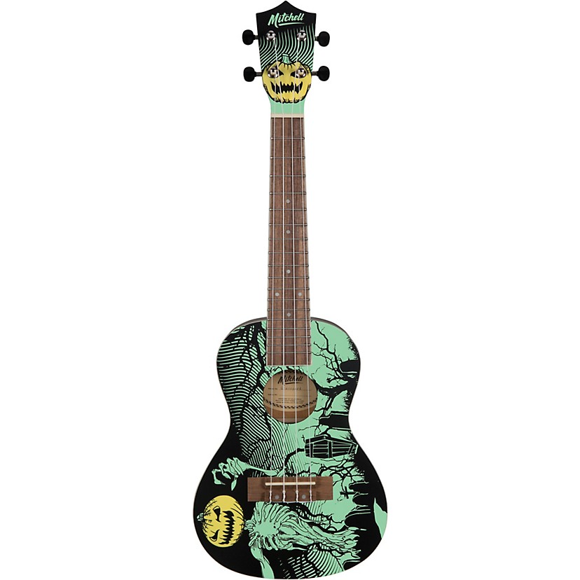 Mitchell Graveyard Glow-in-the-Dark Ukulele