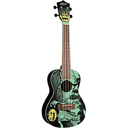 Clearance Mitchell Graveyard Glow-In-The-Dark Concert Ukulele