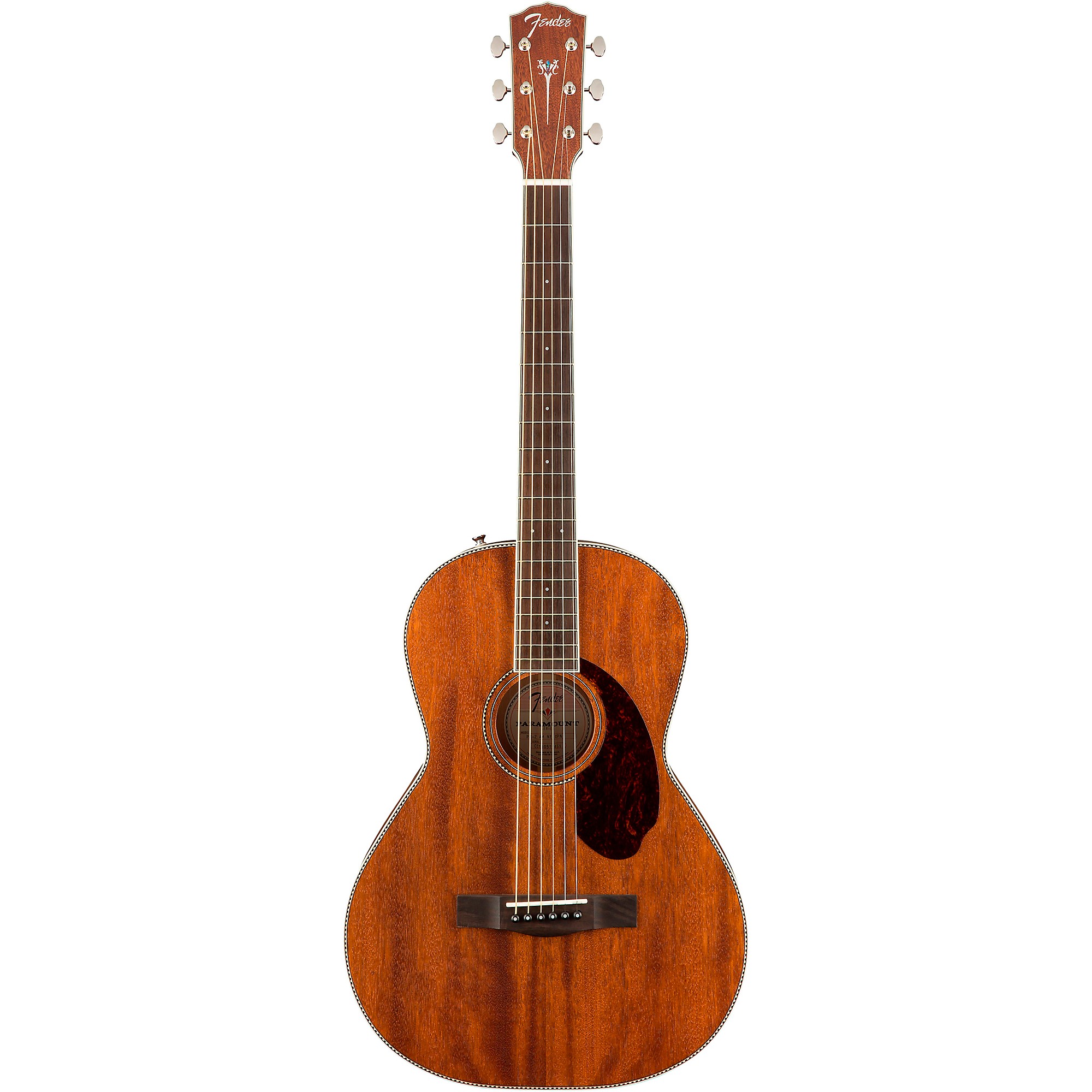 Fender Paramount Series PM-2 Parlor Acoustic Guitar Natural