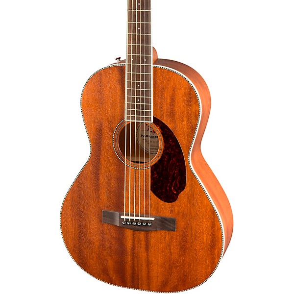 Fender Paramount Series PM-2 Parlor Acoustic Guitar Natural