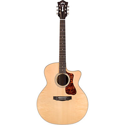 Guild F-150Ce Westerly Collection Jumbo Acoustic-Electric Guitar Natural for sale