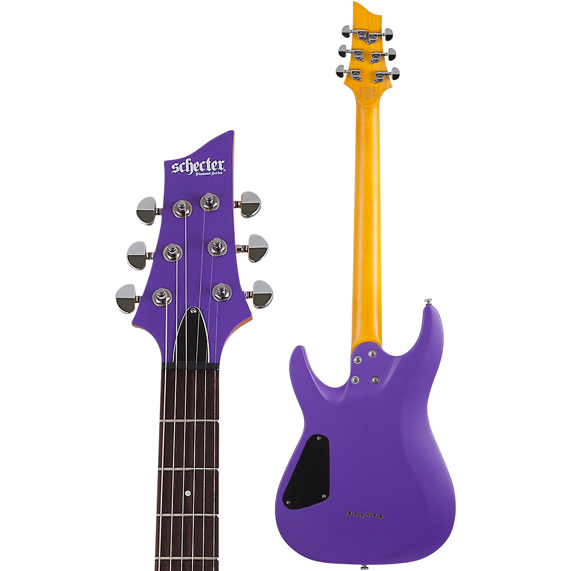 Schecter Guitar Research C-6 Deluxe Electric Guitar Purple