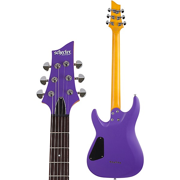 Schecter Guitar Research C-6 Deluxe Electric Guitar Purple