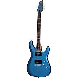 Schecter Guitar Research C-6 Deluxe Electric Guitar Metallic Blue