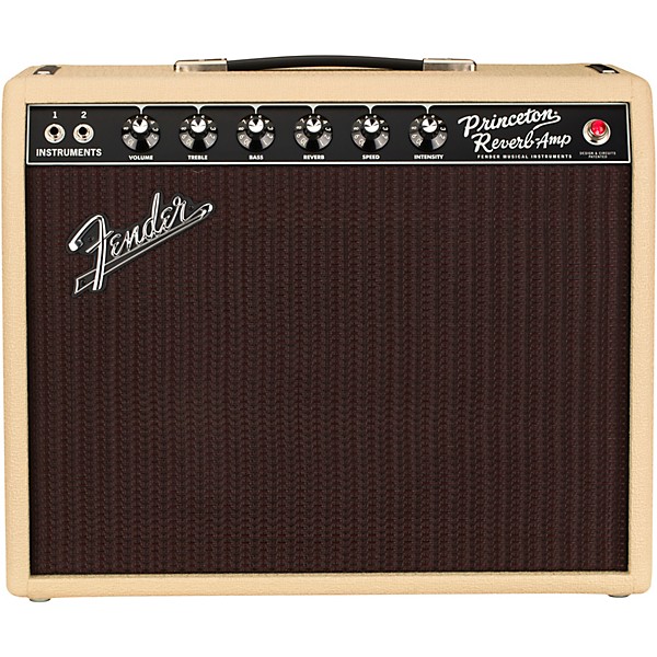 Clearance Fender Limited-Edition 65 Princeton Reverb 15W 1x12 Tube Combo Amp Blonde