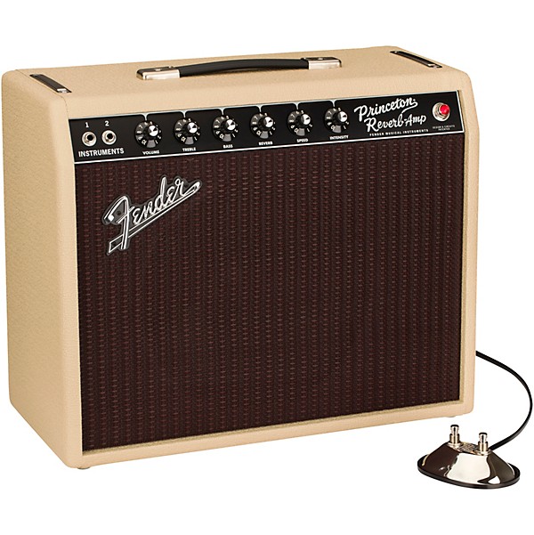 Clearance Fender Limited-Edition 65 Princeton Reverb 15W 1x12 Tube Combo Amp Blonde