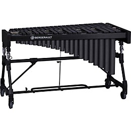Bergerault 3.0 Octave Performance Series Vibraphone Black Finish Aluminum Bars Concert Frame without Motor