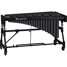 Bergerault 3.0 Octave Performance Series Vibraphone Black Finish Aluminum Bars Concert Frame without Motor