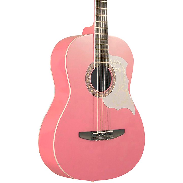 johnson pink guitar