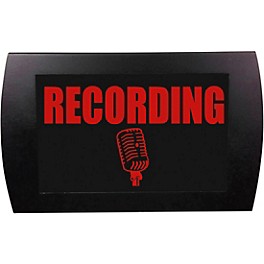 American Recorder Technologies RECORDING LED Lighted Sign, Red