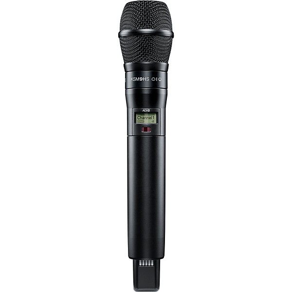 Shure Axient Digital ADX2/K9HSB Wireless Handheld Microphone Transmitter With KSM9HS Capsule in Black Band G57