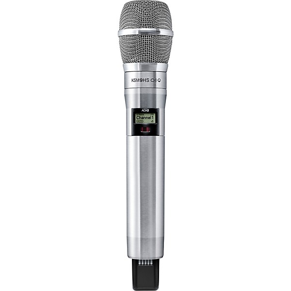 Shure Axient Digital ADX2/K9HSN Wireless Handheld Microphone Transmitter With KSM9HS Capsule in Nickel Band G57