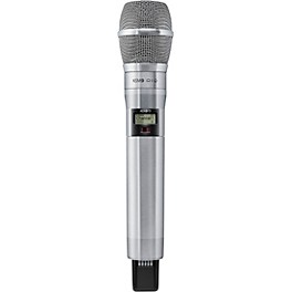 Shure ADX2FD Wireless Handheld Microphone Transmitter with KSM9 Cartridge, Nickel Finish Band G57