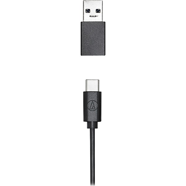 Audio-Technica ATR2x-USB 3.5 mm to USB Digital Audio Adapter Black