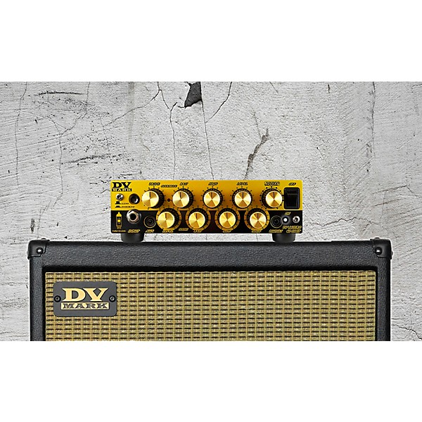 DV Mark DV MICRO 60 CMT 60W Ciro Manna Signature Amp Head Black and Gold