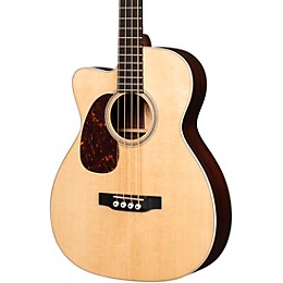 Martin BC-16E Left-Handed Acoustic-Electric Bass Guitar Natural