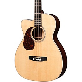 Martin BC-16E Left-Handed Acoustic-Electric Bass Guitar Natural