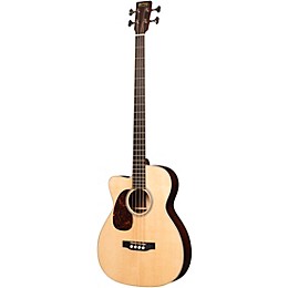 Martin BC-16E Left-Handed Acoustic-Electric Bass Guitar Natural