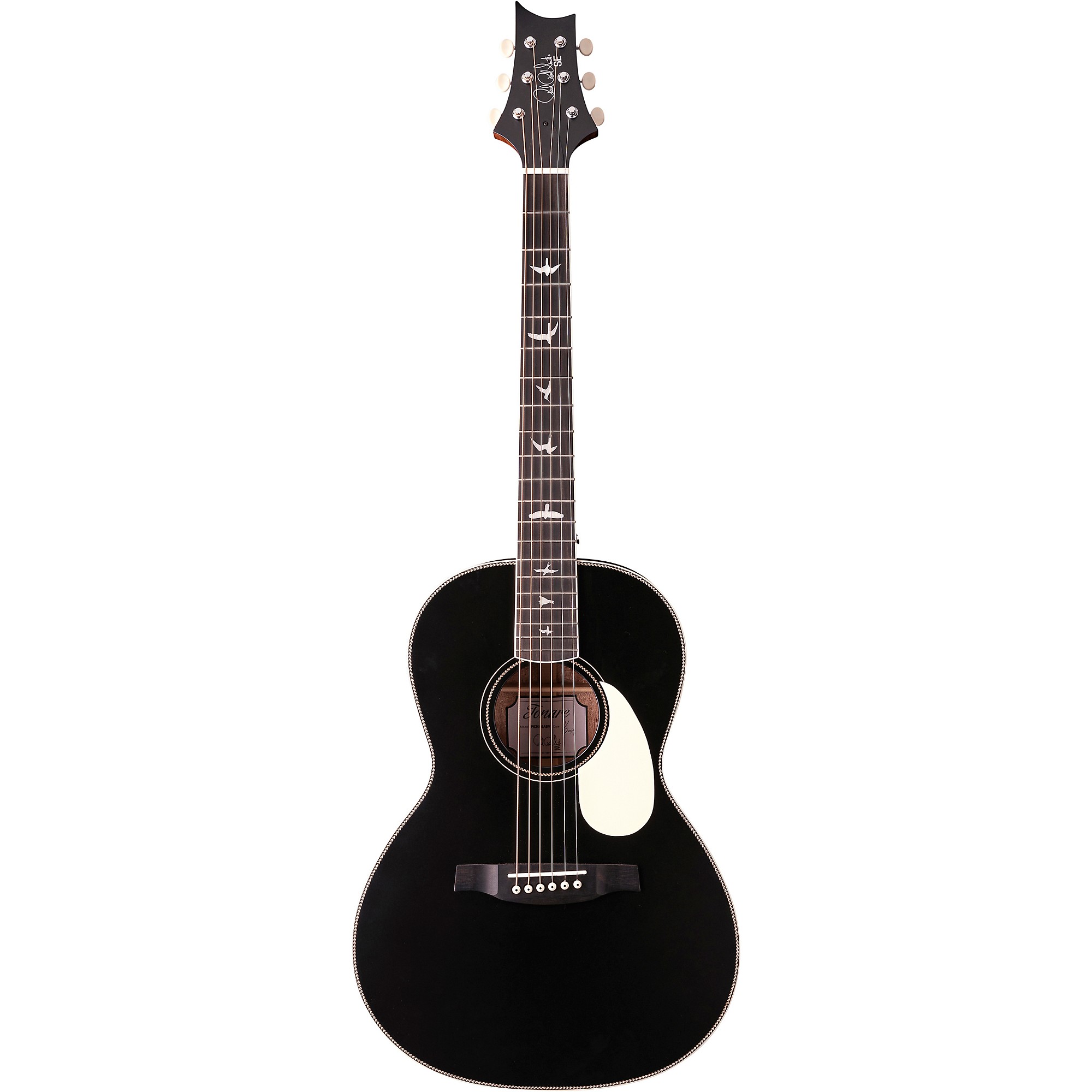 PRS SE P20 Parlor Acoustic Guitar Satin BlackTop | Guitar Center