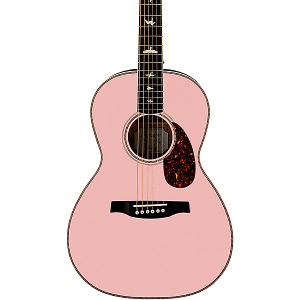 PRS SE P20E Parlor Acoustic-Electric Guitar Pink Lotus