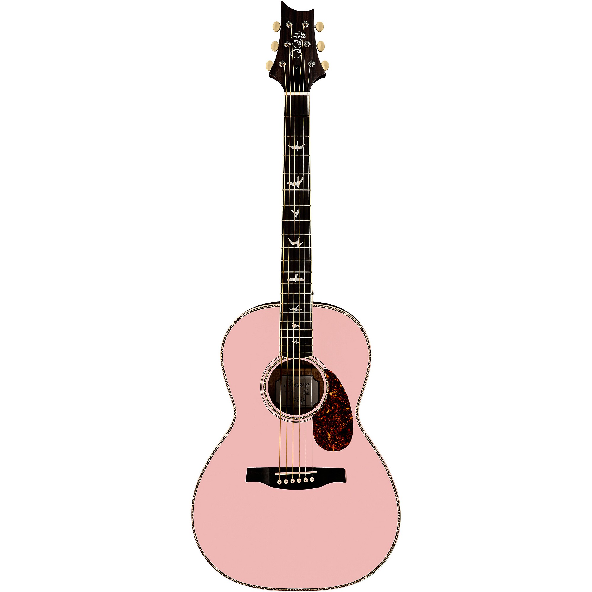 PRS SE P20E Parlor Acoustic-Electric Guitar Pink Lotus | Guitar Center