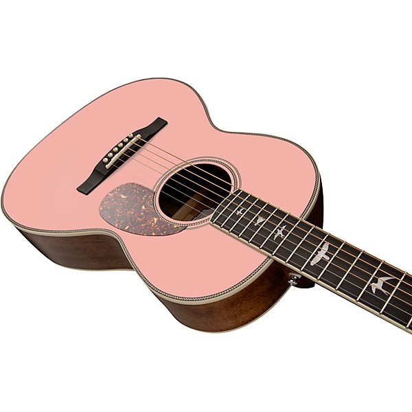 PRS SE P20E Parlor Acoustic-Electric Guitar Pink Lotus