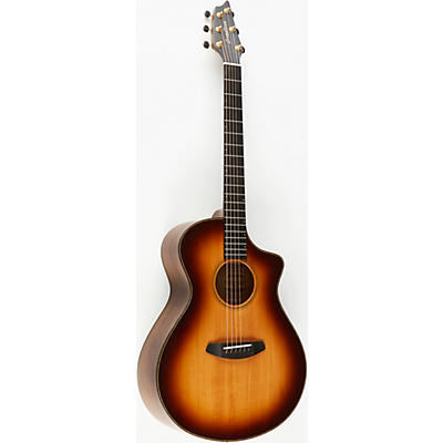 Breedlove Oregon Concert Ce Sitka-Myrtlewood Acoustic-Electric Guitar Whiskey Burst for sale