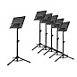 Musician's Gear Perforated Tripod Orchestral Music Stand, Black - 6 Pack thumbnail
