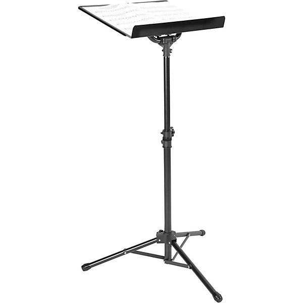 Musician's Gear Perforated Tripod Orchestral Music Stand, Black - 6 Pack