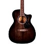 Guild OM-260CE Deluxe Flamed Mahogany Orchestra Cutaway Acoustic-Electric Guitar Transparent Black Burst thumbnail