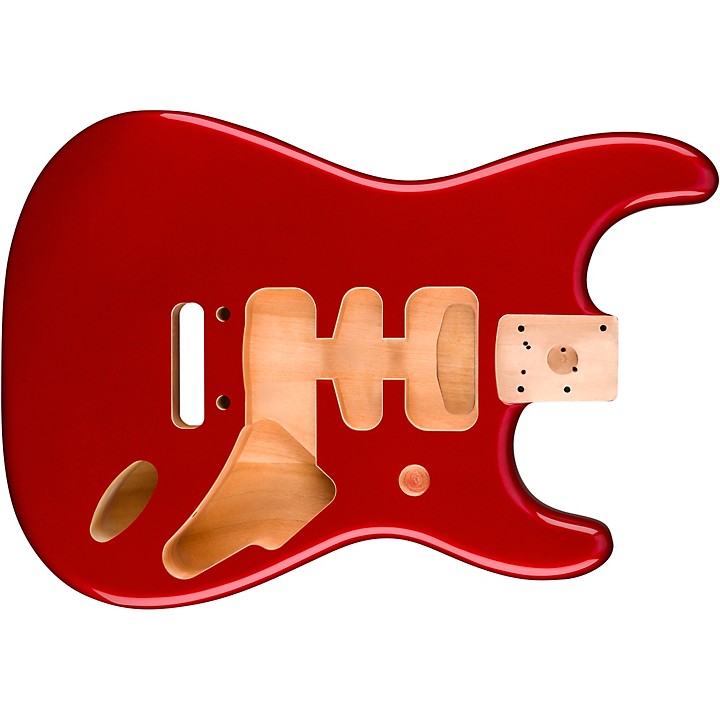 Fender Deluxe Stratocaster Alder Body Apple Red Guitar Center
