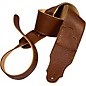 Franklin Strap 2.5" Original Natural Glove Leather Guitar Strap Caramel with Gold Stitching thumbnail