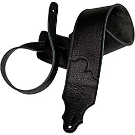 Franklin Strap 3" Original Black Leather ... Franklin Strap 3" Original Black Leather Guitar Strap Black with Black Stitching